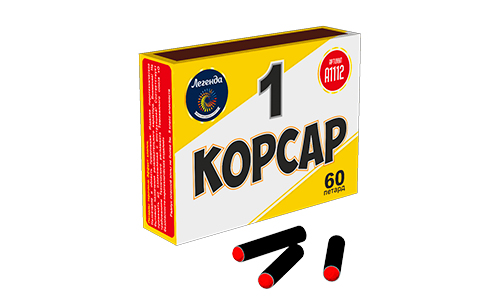 Петарды Корсар 1 в пленке  в Алапаевске