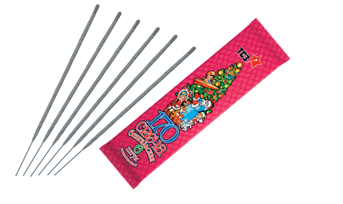  Бенгальские свечи 6 шт 170 мм в пакете  в Алапаевске